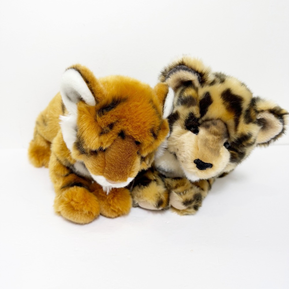 Douglas Plush Cuddle Toys Pancake Bengal Tiger Cheetah